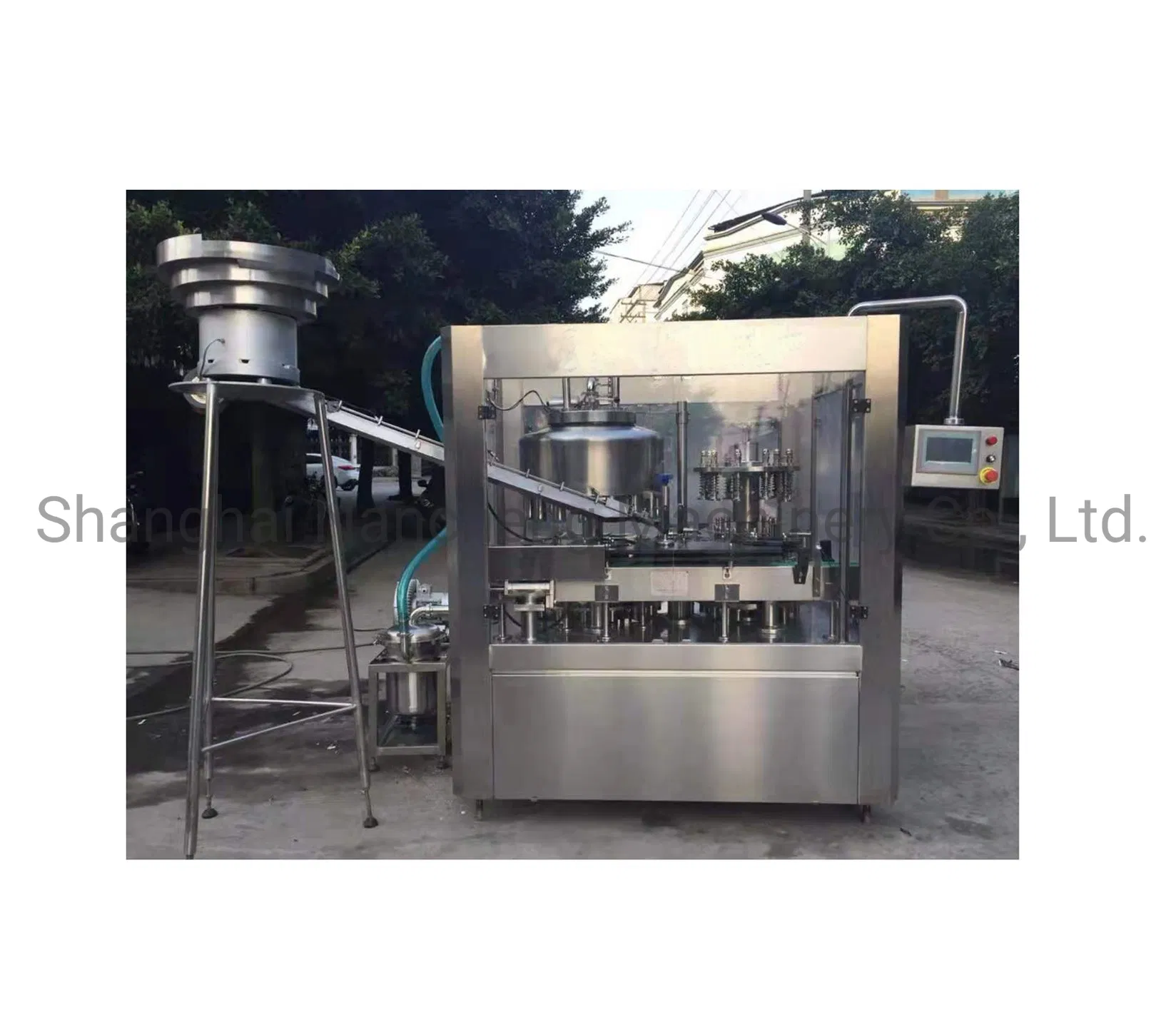 Soy Milk Bottle Filling and Aluminum Foil Sealing Machine