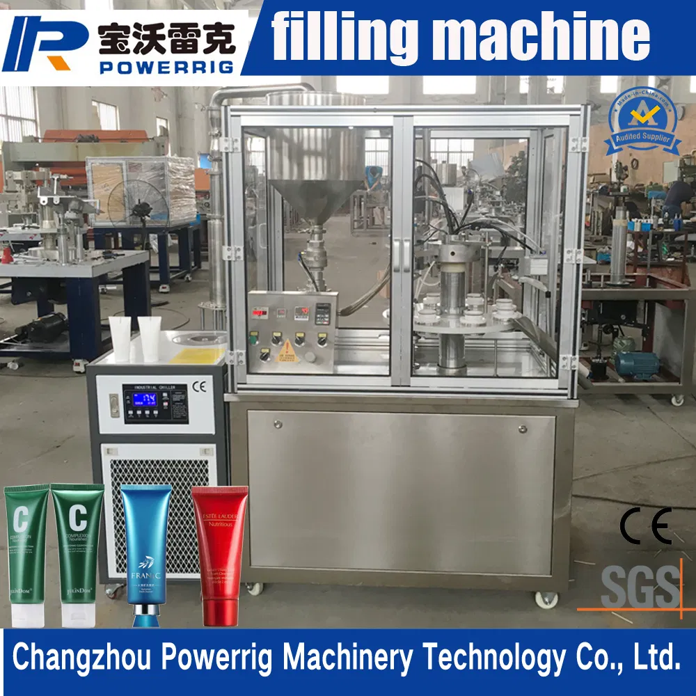 Widely Used Semi Automatic Cosmetic Filling Sealing Equipment with SGS and Ce Certification