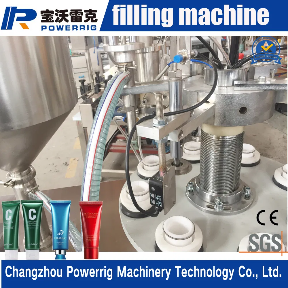 Widely Used Semi Automatic Cosmetic Filling Sealing Equipment with SGS and Ce Certification