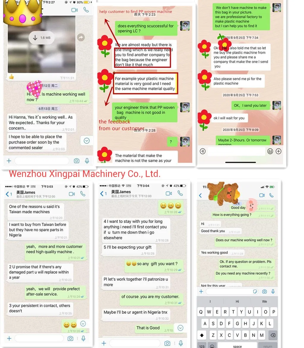 Xingpai Brand HDPE LDPE PE Nylon Chicken Biodegradable Cloth Patch Carry Poly Nylon Polythene Garbage T-Shirt Shopping Plastic Bag Making Machine