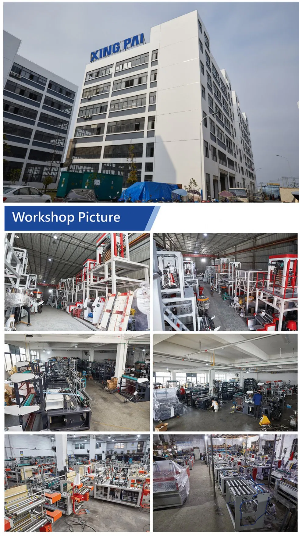 Xingpai Brand Plastic Express Courier Bag UPS FedEx DHL Bag Making Machine Price