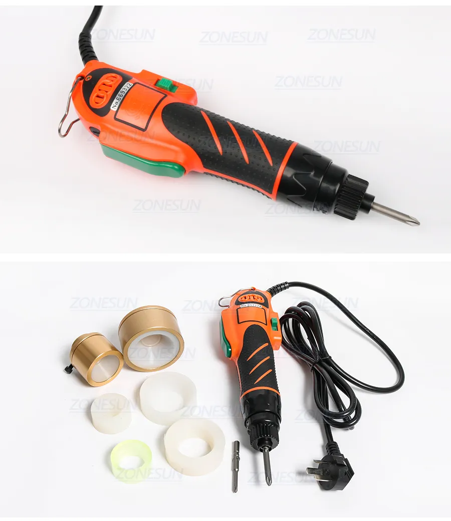 Zonesun Hand Held Glass Jar Bottle Capping Tool Plastic Bottle Cap Srewing Capping Machine